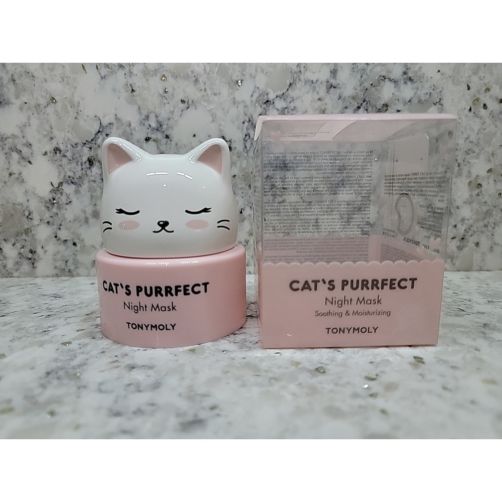 TONYMOLY‎ Cat's Purrfect Night + Day Mask Moisturizer 50g NEW